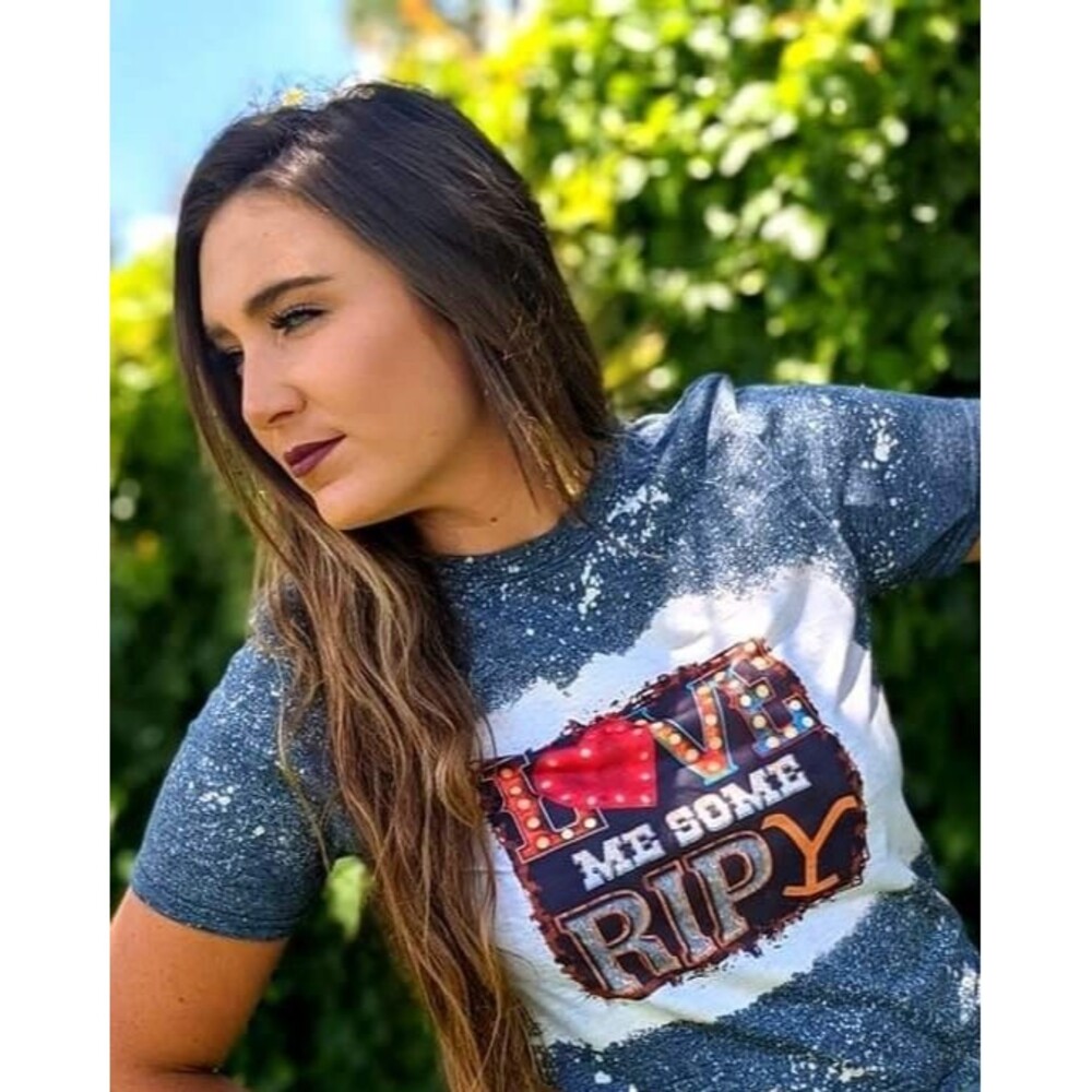 LOVE ME SOME RIP from Yellowstone Graphic Women’s TShirt Speckled Casual